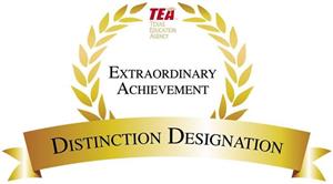 TEA Extraordinary Achievement Distinction Designation - Science